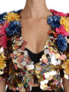Dolce & Gabbana Jachetă scurtă cu cristale inspirată din Sicilia Încântată - imagine 3