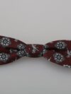Cravată în fundă din mătase bordeaux elegantă Dolce & Gabbana - imagine 2