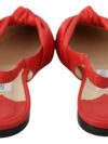 Jimmy Choo Pantofi din piele roșie cu vârf ascuțit - imagine 5