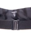 Dolce & Gabbana Cummerbund Elegant din Mătase Neagră cu Puncte Albe - imagine 5