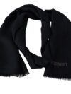 Missoni Eșarfă Elegantă Unisex din Lână cu Franjuri și Logo - imagine 3