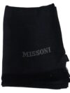 Missoni Eșarfă Elegantă Unisex din Lână cu Franjuri și Logo - imagine 4