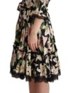 Rochie Midi cu Imprimare Eleganta de Crin Dolce & Gabbana cu Dantelă - imagine 2