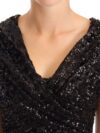 Rochie Elegantă Neagră cu Paiete Deschise pe Umăr Dolce & Gabbana - imagine 2