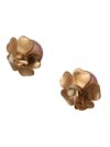 Cercei clip-on florali eleganți cu cristale și perlă falsă Dolce & Gabbana - imagine 4