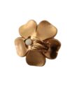 Cercei clip-on florali eleganți cu cristale și perlă falsă Dolce & Gabbana - imagine 5