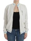 John Galliano Cardigan Alb Elegant cu Fermuar - imagine 6