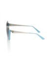Ochelari de soare Frankie Morello Cat Eye Chic cu Accente Metalice - imagine 3