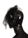 Diademă Designer Dolce & Gabbana cu Paiete Negre Glamuroase - imagine 3