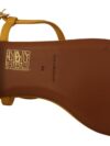 Sandale plate T-Strap cu inimă Dolce & Gabbana - imagine 7