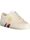 Tenisi Tommy Hilfiger bej cu șireturi și accente iconice - imagine 2