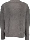 Calvin Klein Pulover Gri Elegant cu Broderie Subtilă - imagine 2