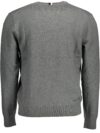 U.S. POLO ASSN. Pulover clasic cu guler rotund și logo - imagine 2