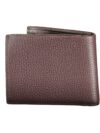 Portofel Elegant din Piele Maro Calvin Klein cu Buzunar pentru Monede - imagine 2
