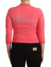 Pulover Blumarine Elegant Roz cu Fermuar Complet - imagine 2