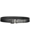 Curea din piele Calvin Klein cu cataramă metalică - imagine 2