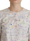 Tricou din bumbac cu guler rotund Dolce & Gabbana cu imprimeu algebra - imagine 3