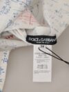 Tricou din bumbac cu guler rotund Dolce & Gabbana cu imprimeu algebra - imagine 6