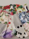 Shorts Dolce & Gabbana cu talie înaltă din patchwork - imagine 6