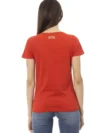 Trussardi Action Tricou roșu radiant cu mânecă scurtă și guler rotund - imagine 3
