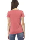 Trussardi Action Tricou Elegant din Bumbac Roz - imagine 3