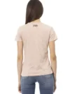 Trussardi Action Tricou Elegant Roz cu Mâneci Scurte și Print Chic - imagine 3