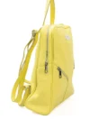 Rucsac din piele galben soare Baldinini Trend - imagine 2