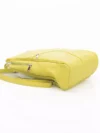 Rucsac din piele galben soare Baldinini Trend - imagine 4