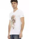 Trussardi Action Tricou Elegant V-Neck cu Mâneci Scurte - imagine 2