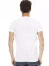 Trussardi Action Tricou V-Neck Sophisticat cu Print Artistic - imagine 3