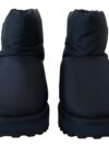 Cizme elegante Dolce & Gabbana de înălțime ankle, albastre, pentru un stil sofisticat - imagine 3