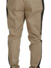 Pantaloni Eleganți Bi-Color din Bumbac Stretch Dolce & Gabbana - imagine 3
