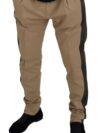 Pantaloni Eleganți Bi-Color din Bumbac Stretch Dolce & Gabbana - imagine 4