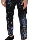 Pantaloni din denim Dolce & Gabbana cu imprimeu colorat - imagine 4