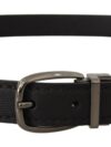 Curea Elegantă din Piele Neagră Dolce & Gabbana cu Cataramă Metalică - imagine 2