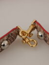 Dolce & Gabbana Curea din piele de piton maro chic - imagine 5