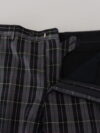 Pantaloni Chino din Lână Gri În Carouri BENCIVENGA Elegant - imagine 4