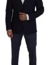 Dolce & Gabbana Sacou Elegant din Lână Albastru închis - imagine 5