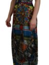 Rochie lungă din mătase Dolce & Gabbana Sicilian Elegance - imagine 2