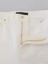 Jeans slim cu talie înaltă Dolce & Gabbana în alb off - imagine 4