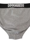 Dsquared² Chiloți Eleganți Gri din Bumbac Elastic - imagine 3
