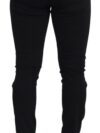 Jeans Dolce & Gabbana Negri Tăiați Slim Fit - imagine 3