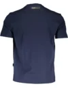 Tricou cu guler rotund și emblema albastră Plein Sport - imagine 2