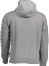 Sweatshirt cu glugă din bumbac gri Napapijri - imagine 2