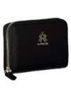 La Martina Portofel Elegant Negru cu Multiple Compartimente - imagine 3