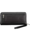 Portofel Elegant Guess Jeans Negru din Polietilenă cu Buzunar pentru Monede - imagine 2
