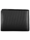 Portofel din piele neagră elegantă Calvin Klein cu blocare RFID - imagine 2