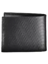 Portofel din piele neagră elegant Calvin Klein cu blocare RFID - imagine 2