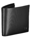 Portofel din piele neagră elegant Calvin Klein cu blocare RFID - imagine 3