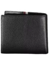 Portofel Elegant din Piele Neagră Tommy Hilfiger cu Detalii Contrastante - imagine 2